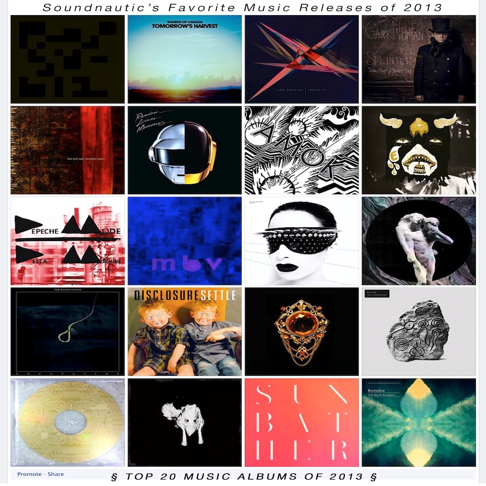 ∞ § TOP 20 MUSIC ALBUMS OF 2013 ∞